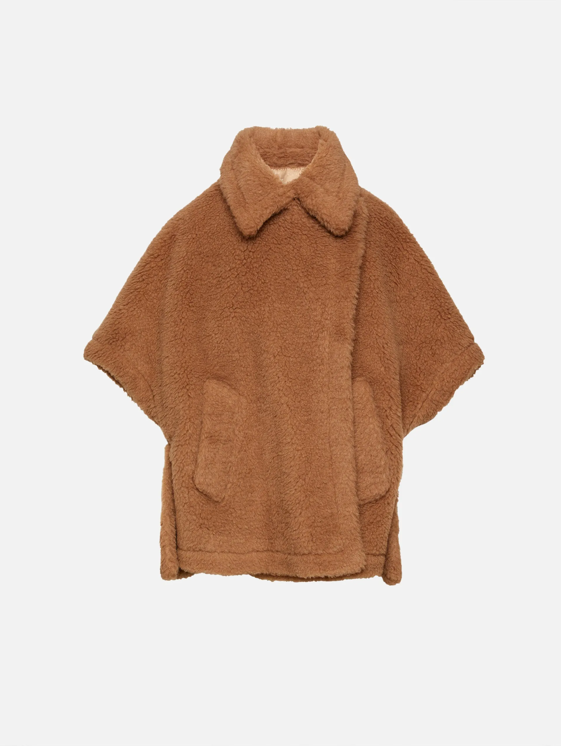 Tebe Shearling Cropped Sleeve Coat