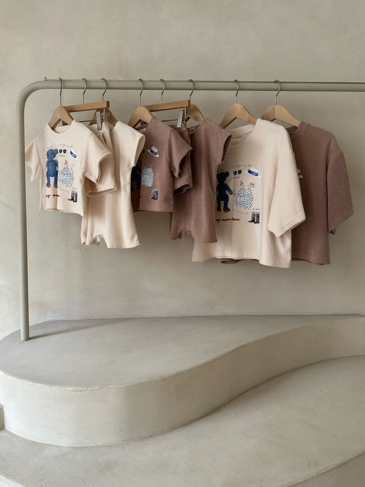 Teddy Terry Romper _2 Colours