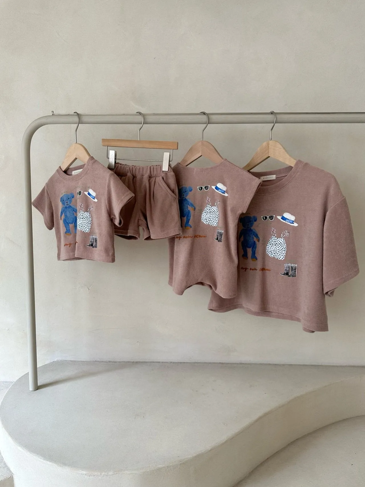 Teddy Terry Romper _2 Colours