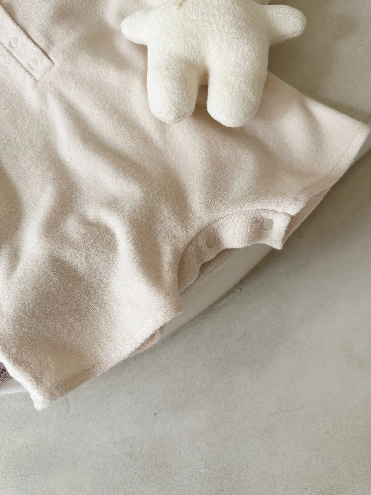 Teddy Terry Romper _2 Colours