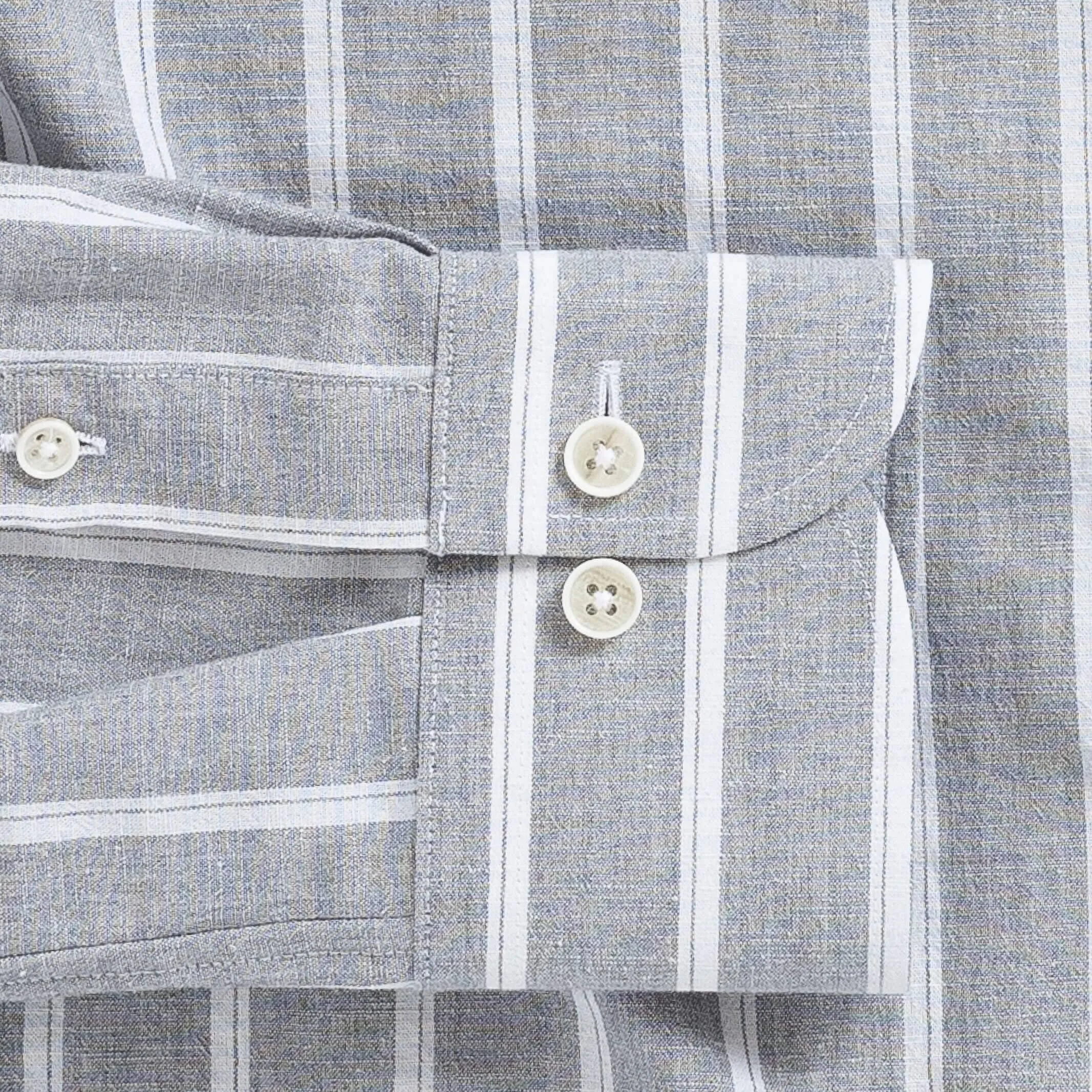 The Grey Harlow Cotton Linen Custom Shirt