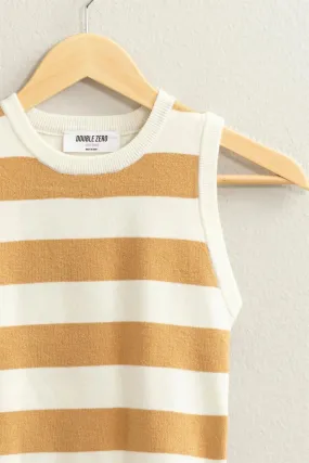 The Striped Crop Tank