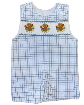 Turkey Smocked Shortall