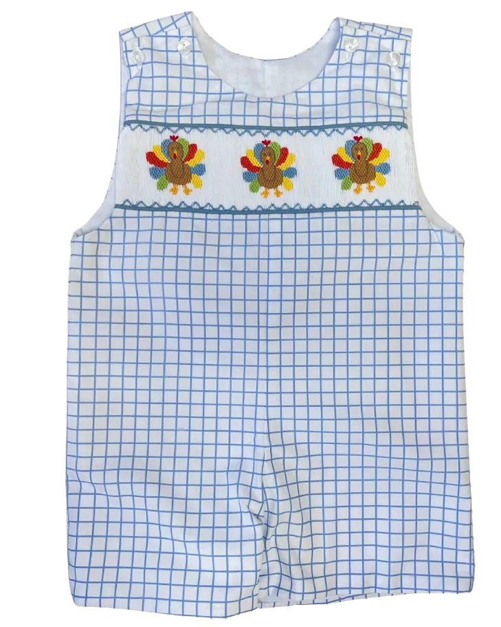 Turkey Smocked Shortall