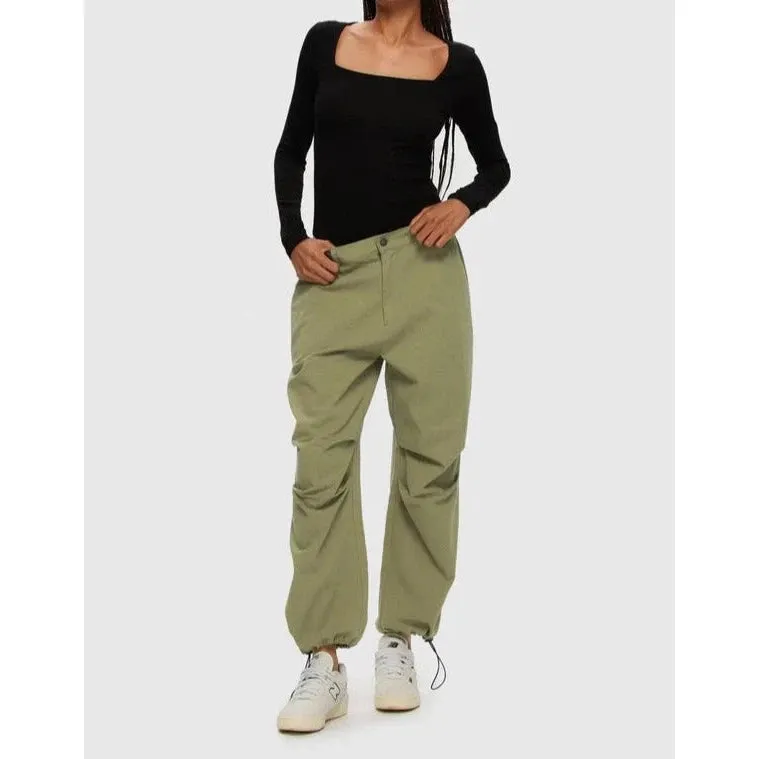 Twill Parachute Joggers - Kuwalla