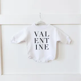 Valentine's baby outfit, Valentine's Day, Baby Valentine's Day baby sweatshirt Unisex, Bubble Romper, Valentine, Cream monochrome Valentine