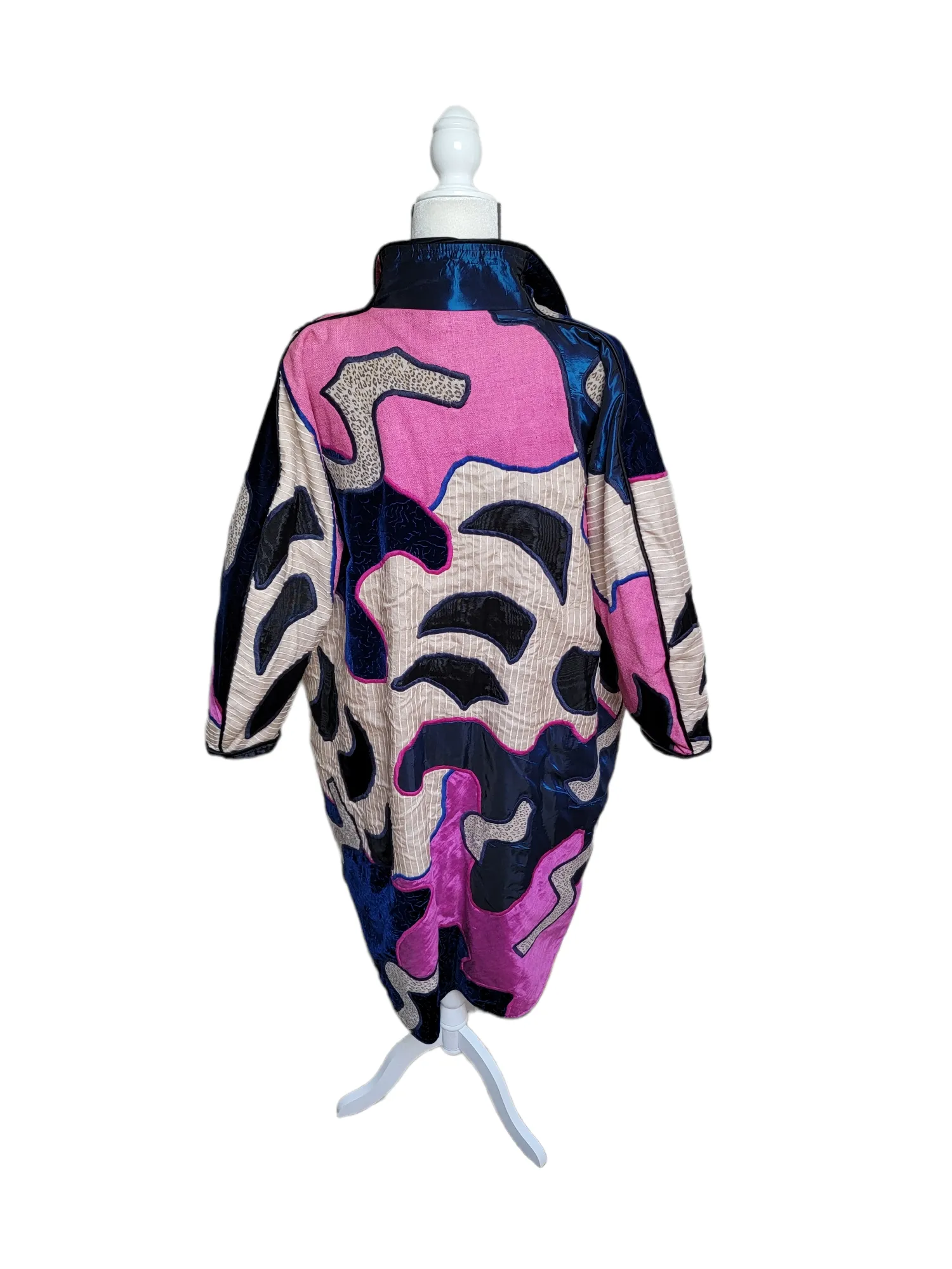 Vintage 1980’s Judith Roberts La Coleccion Applique and Patchwork Coat