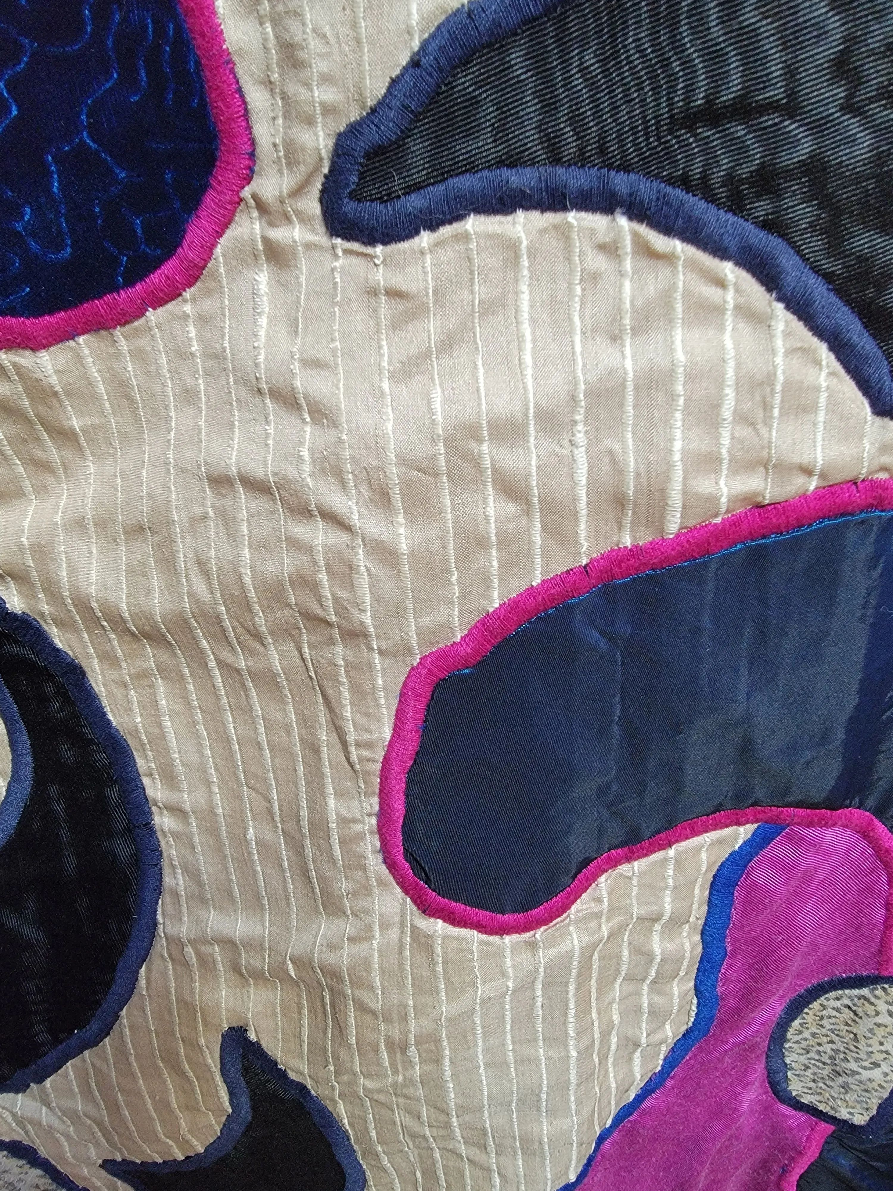 Vintage 1980’s Judith Roberts La Coleccion Applique and Patchwork Coat