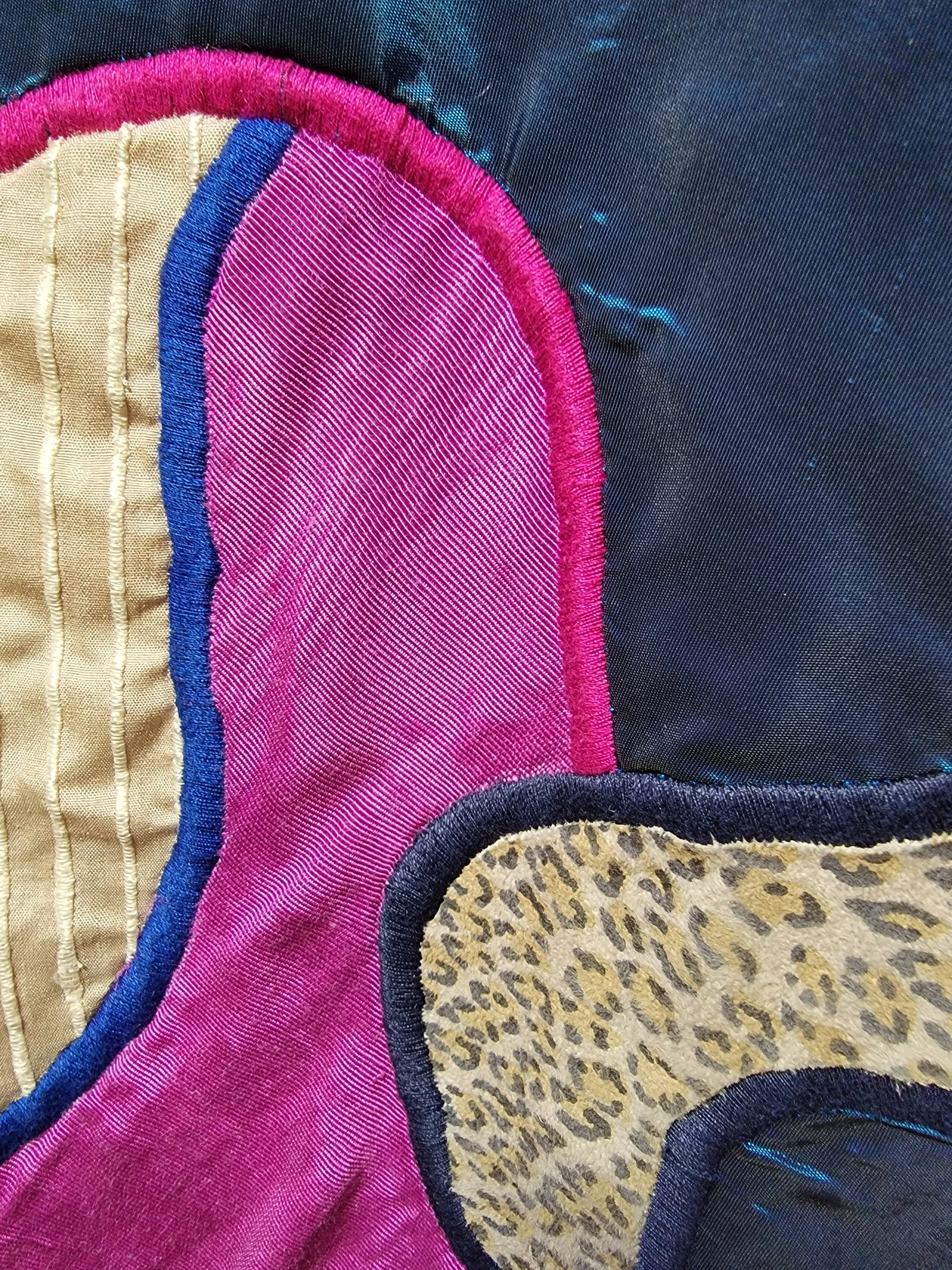 Vintage 1980’s Judith Roberts La Coleccion Applique and Patchwork Coat