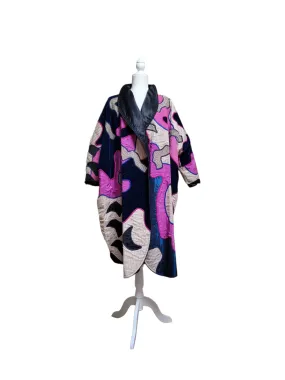 Vintage 1980’s Judith Roberts La Coleccion Applique and Patchwork Coat