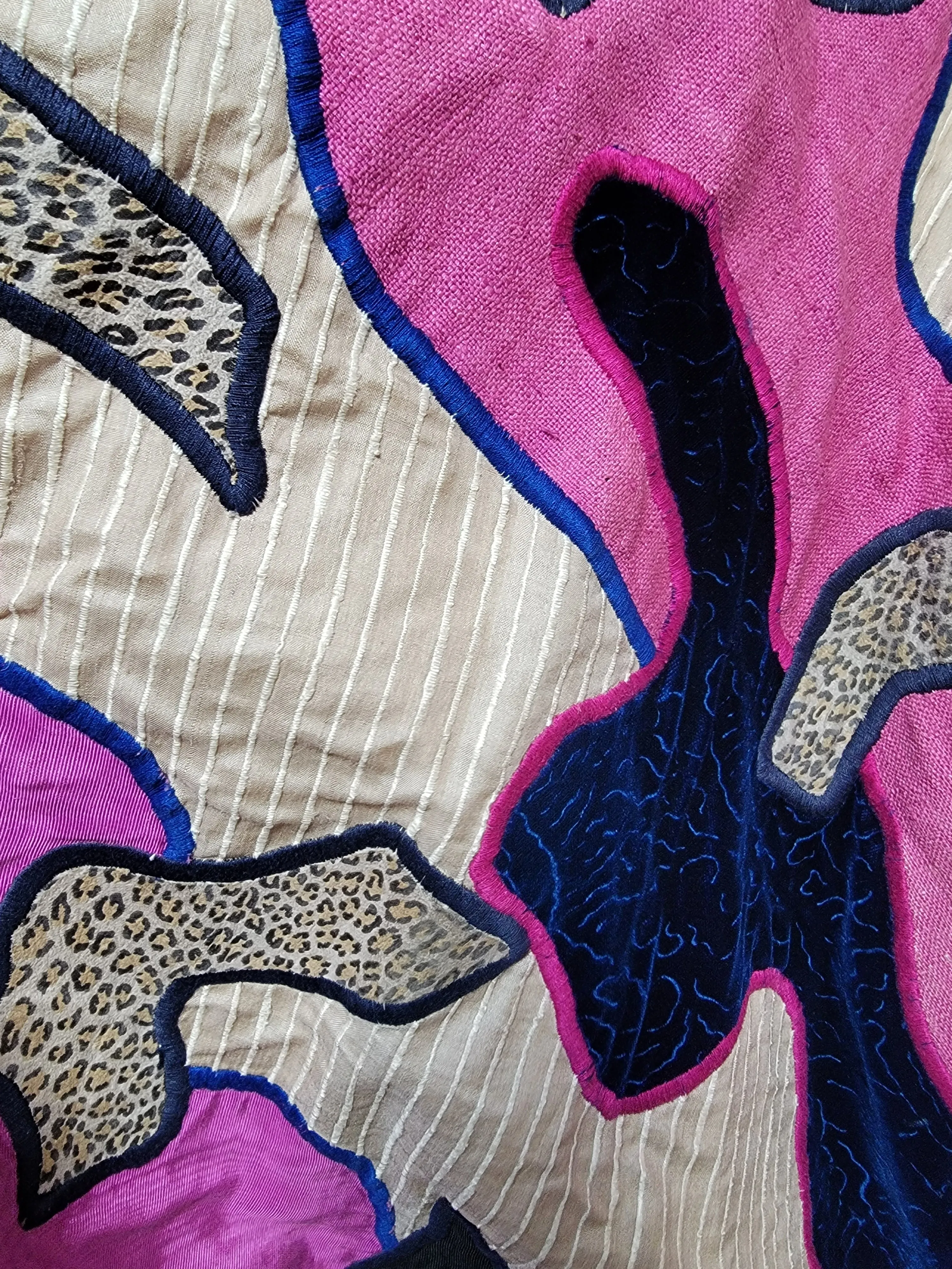 Vintage 1980’s Judith Roberts La Coleccion Applique and Patchwork Coat