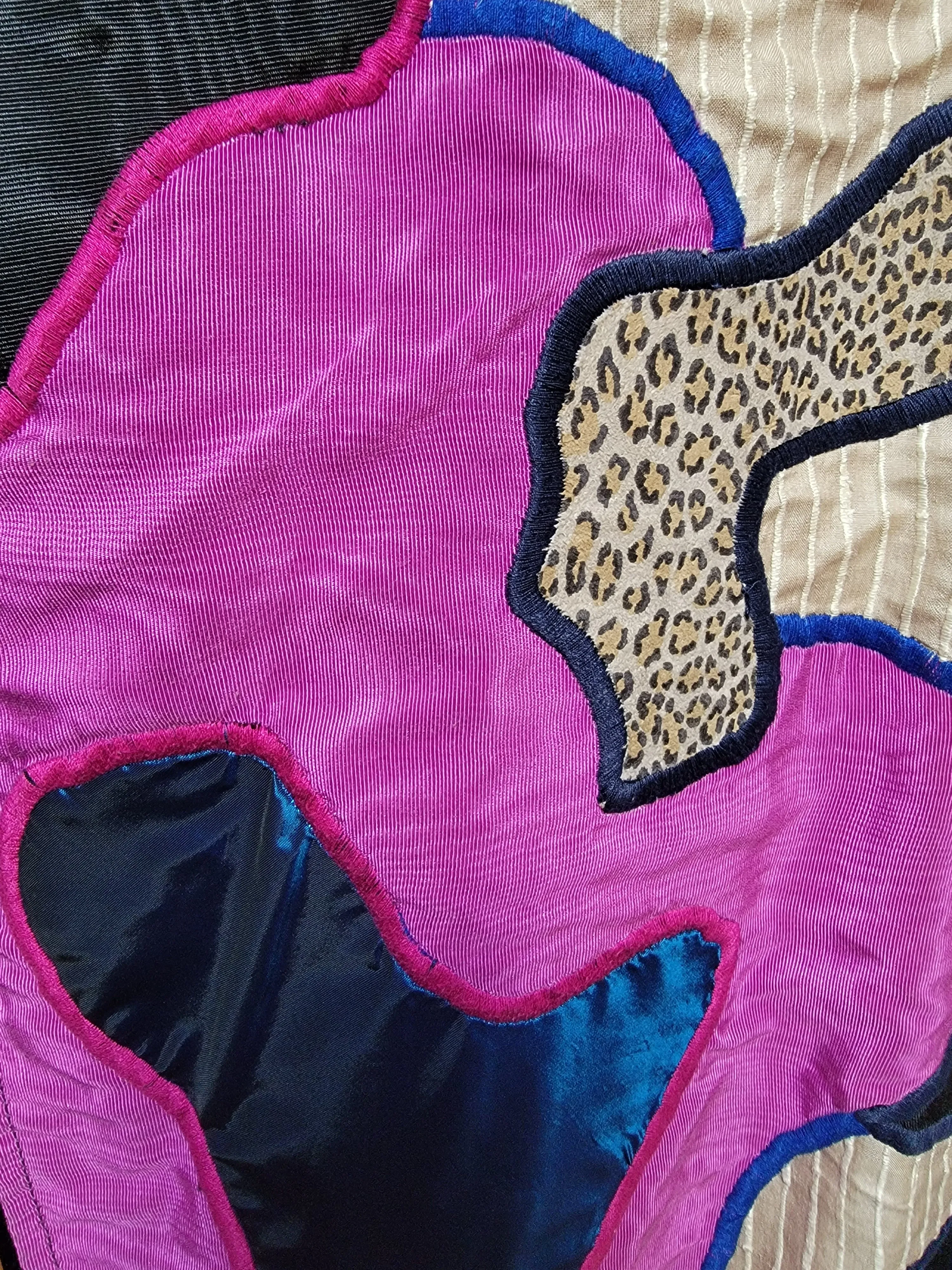 Vintage 1980’s Judith Roberts La Coleccion Applique and Patchwork Coat