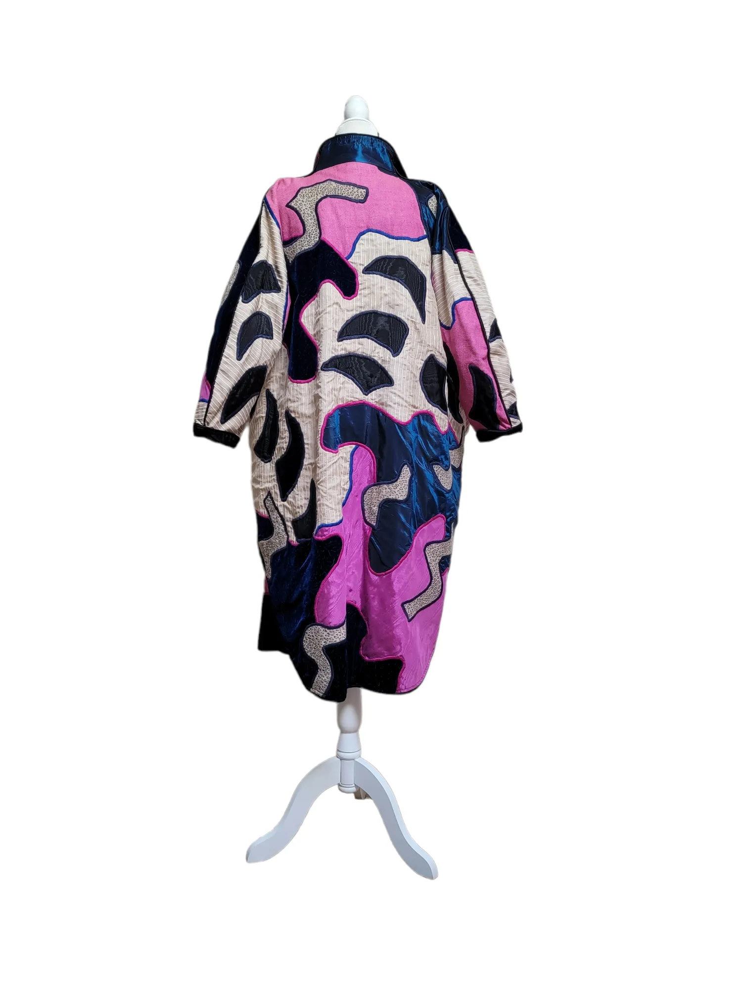 Vintage 1980’s Judith Roberts La Coleccion Applique and Patchwork Coat