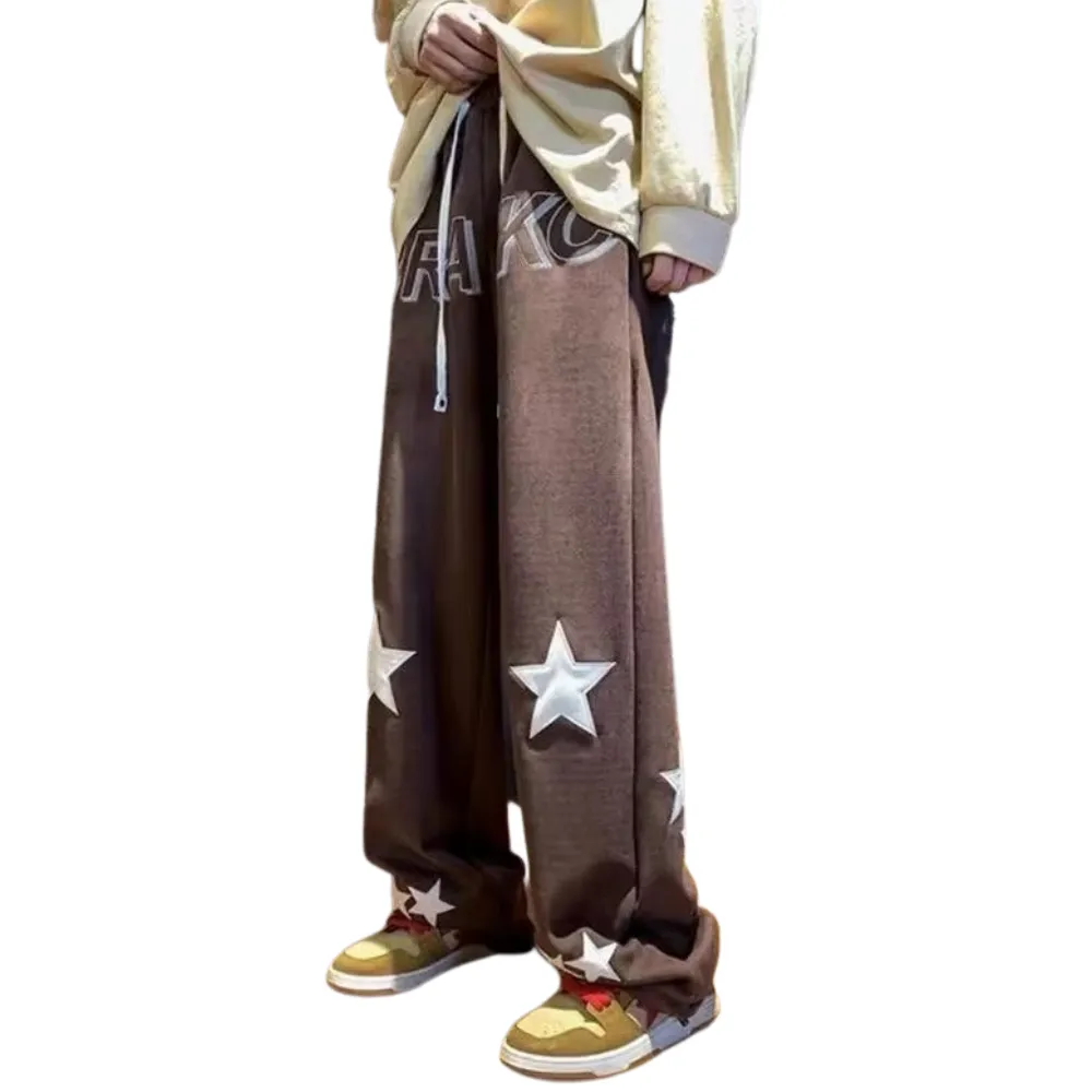 Vintage Pentagram Suede Sweatpants