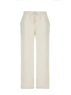 White Fleece Sweatpants