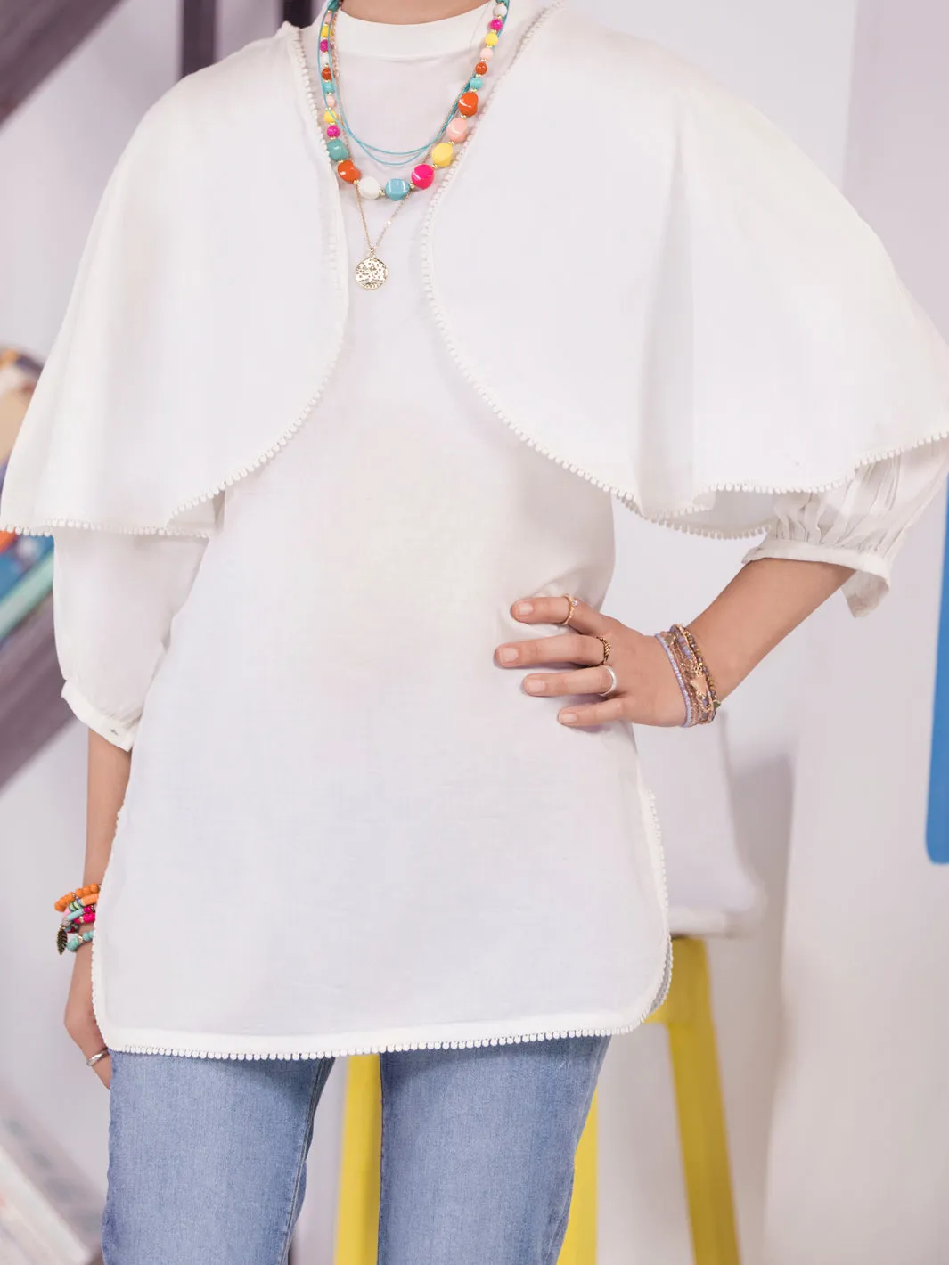 White Kurti - ALT-LK-1012