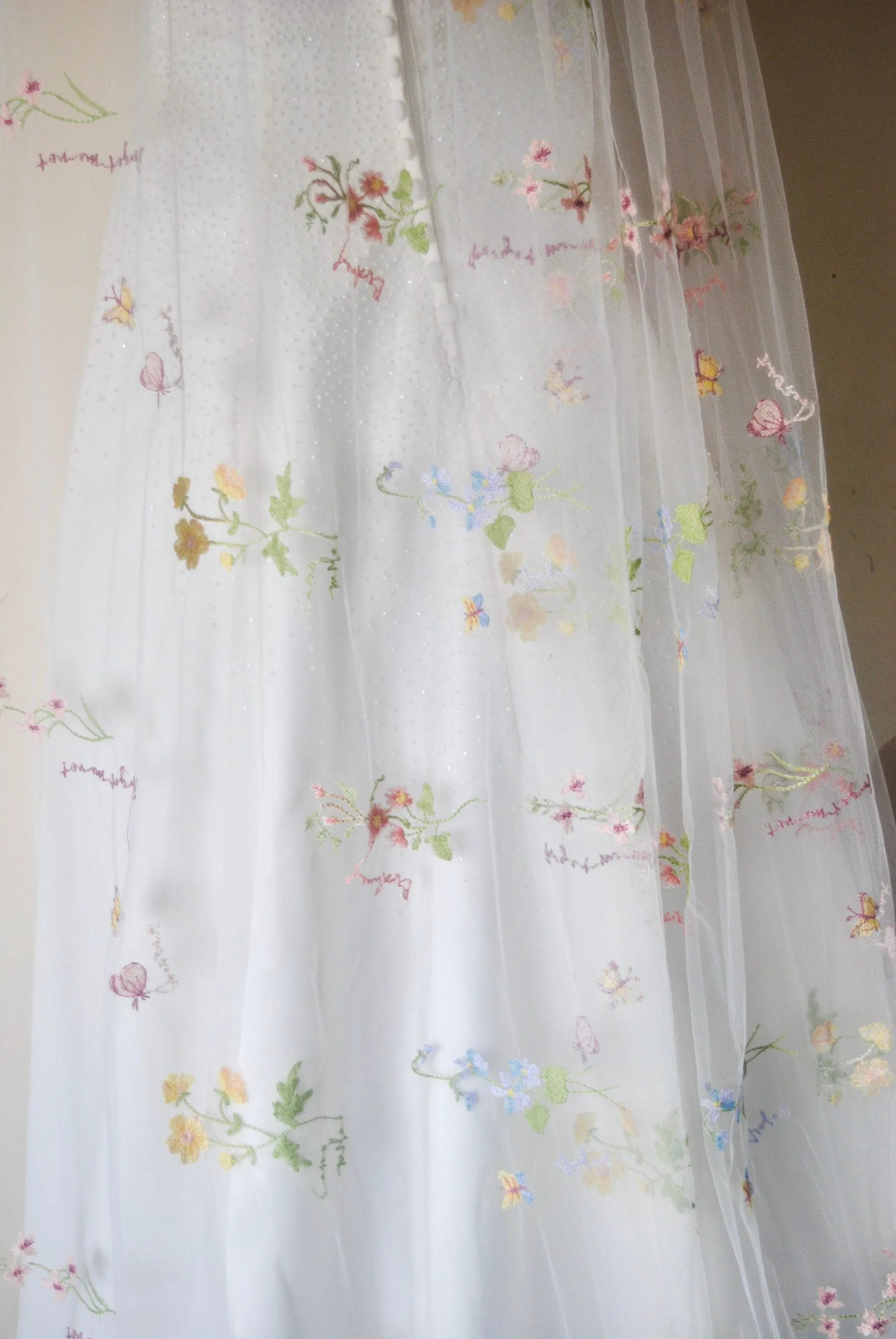 Wildflower Bridal Cape