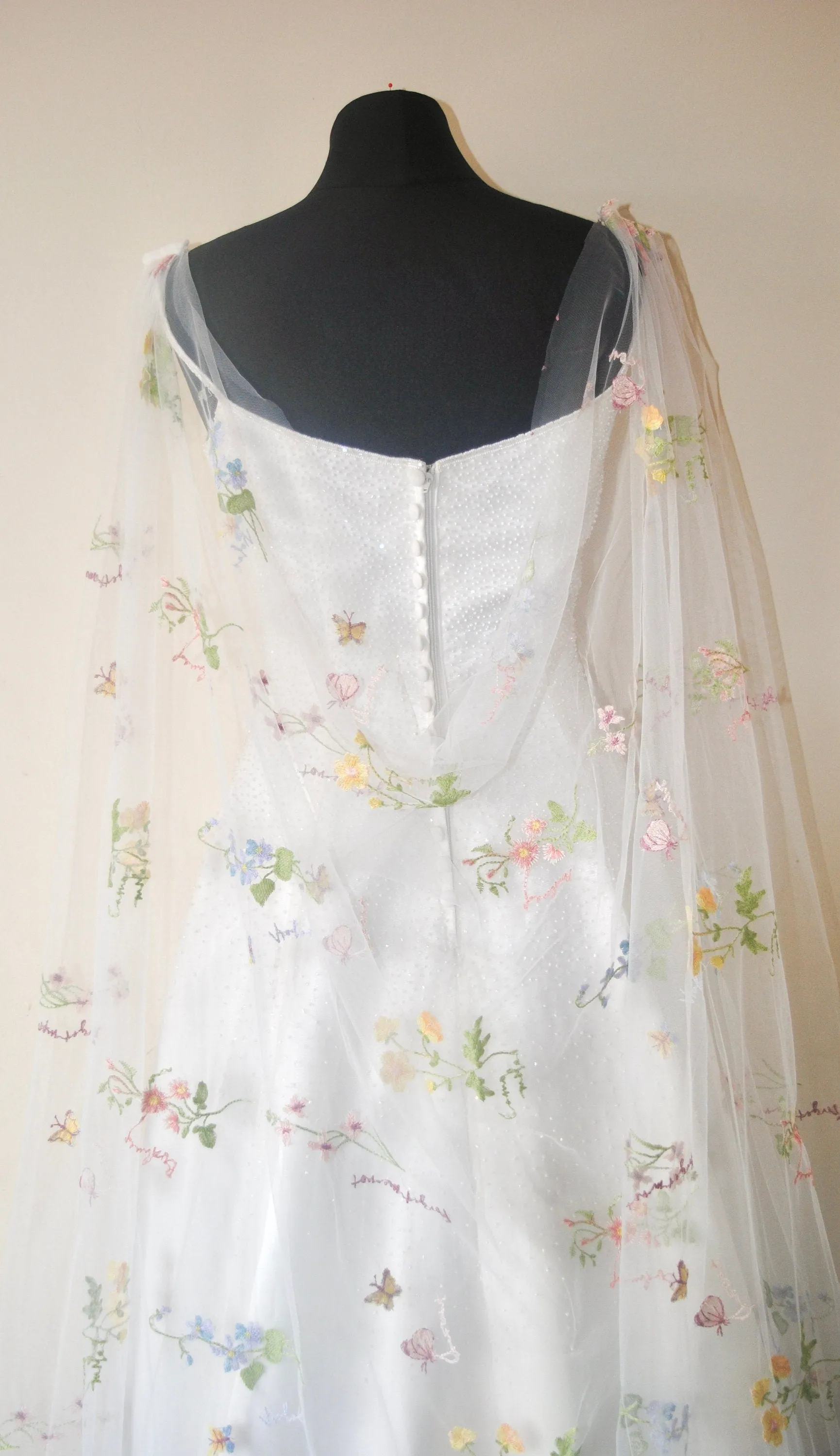 Wildflower Bridal Cape