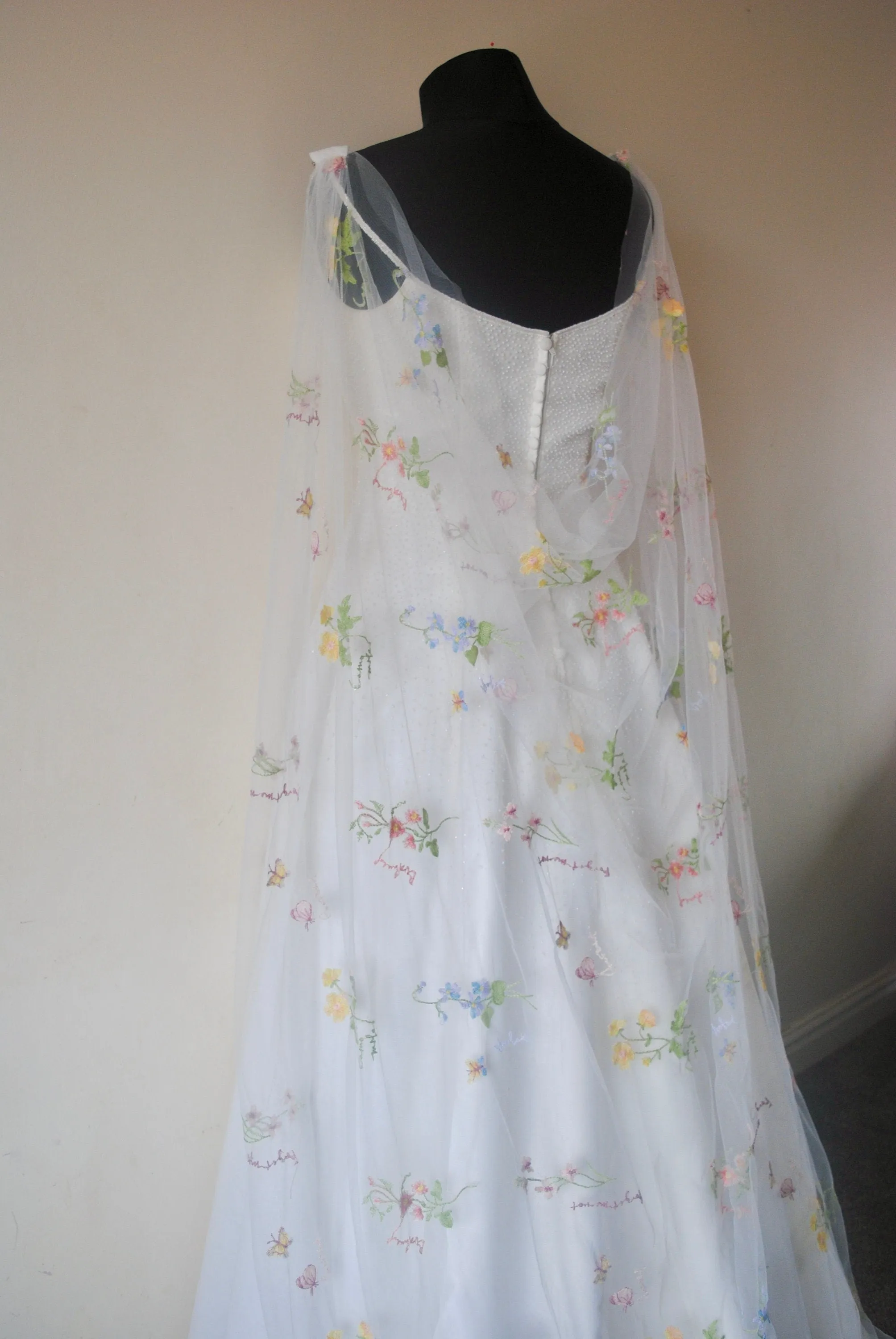 Wildflower Bridal Cape
