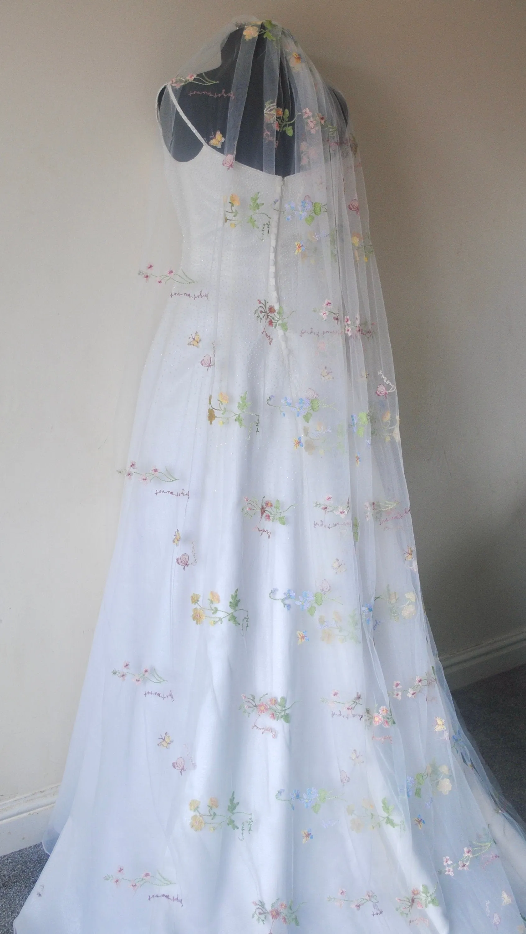 Wildflower Bridal Cape