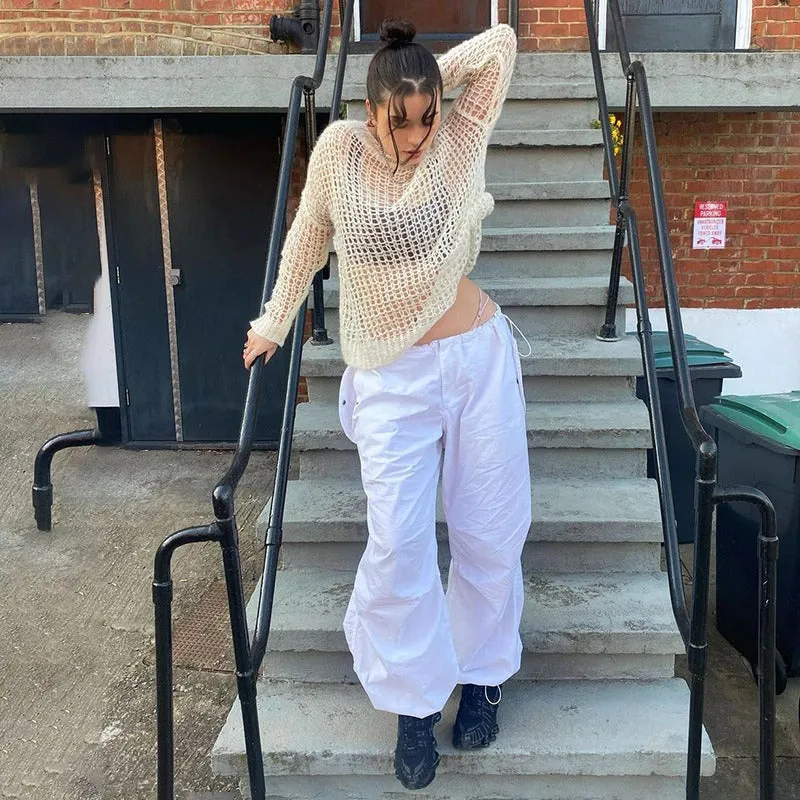 Women Solid Joggers Baggy Trouser Pants