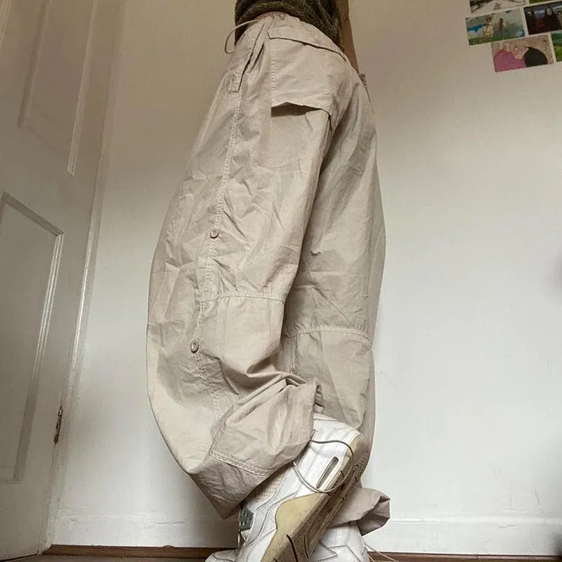 Women Solid Joggers Baggy Trouser Pants