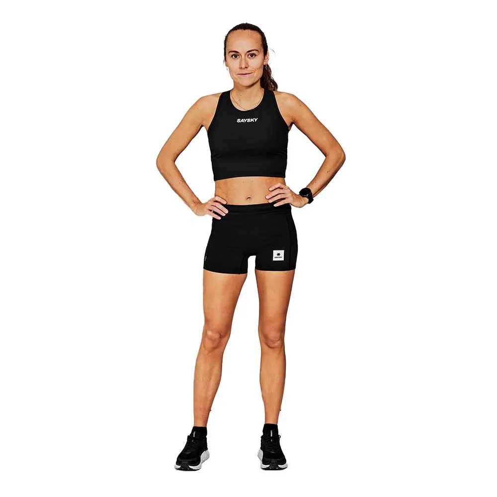 Women's Flow   Race Short Tights 4" - Black