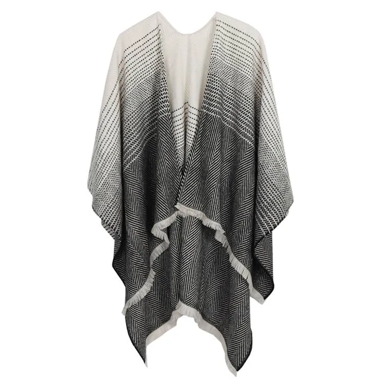 Women's Winter Knitted Poncho