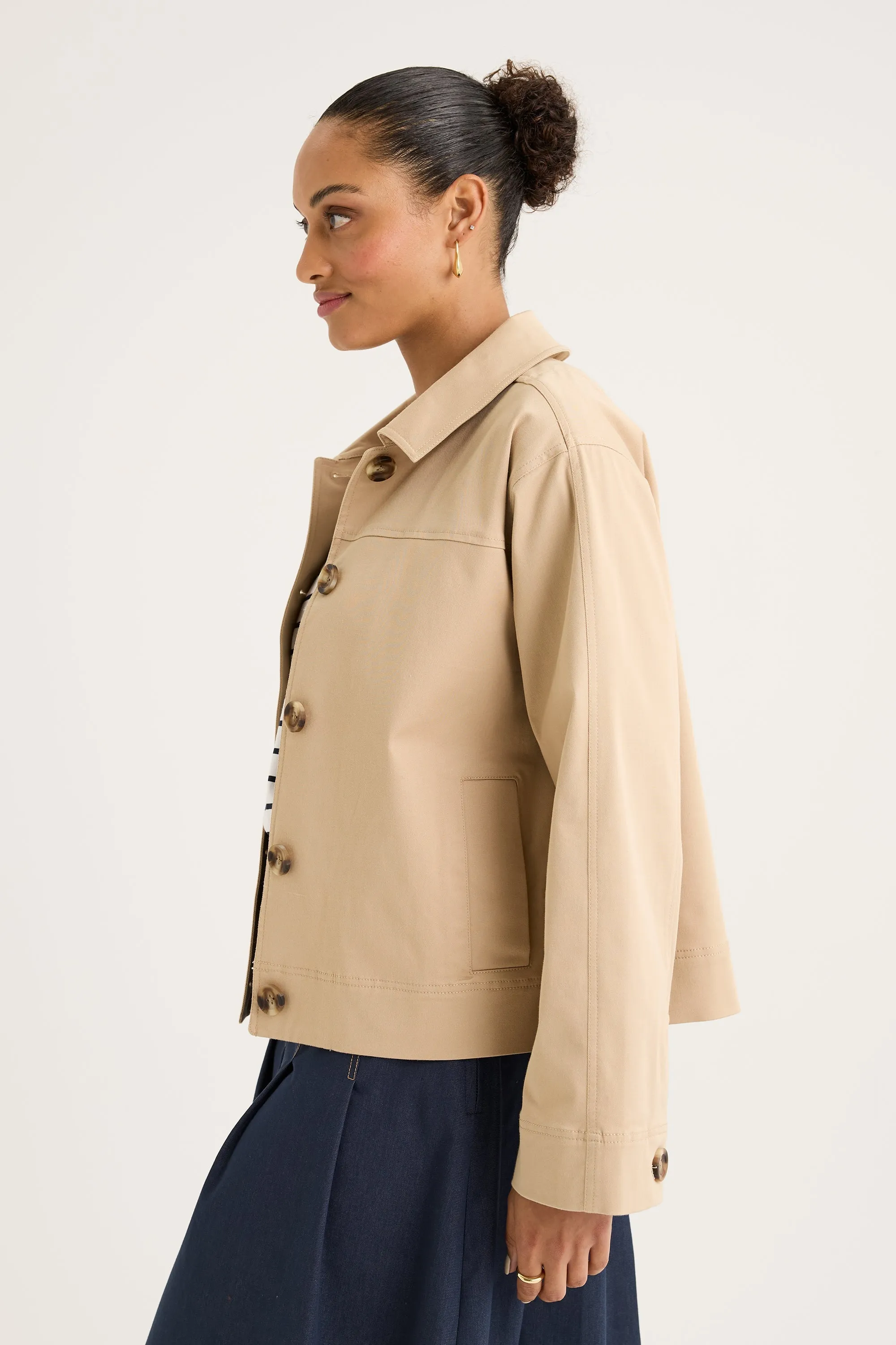 YARRA TRAIL MILA SHACKET/CAMEL YTWN6254